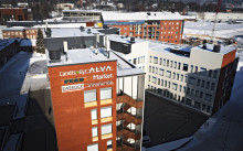Ilmakuva Kankaan toimistorakennuksesta. Kuva Petteri Kivimäki